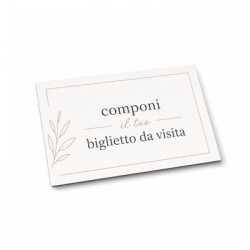Biglietto da visita personalizzato